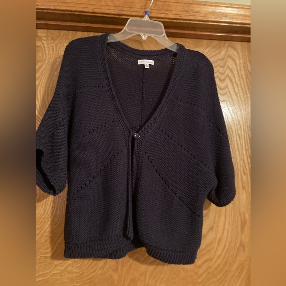Croft and Barrow ladies knit sweater/cardigan
